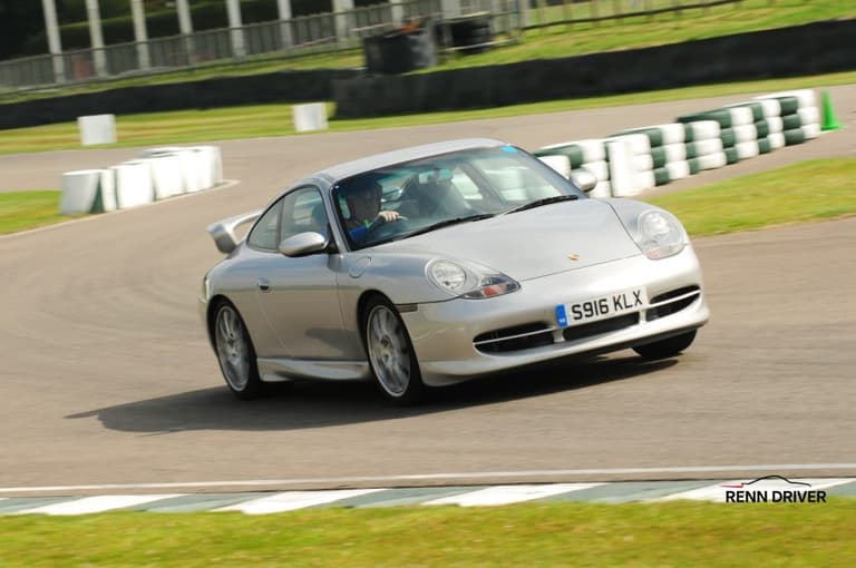 Porsche 996 on track
