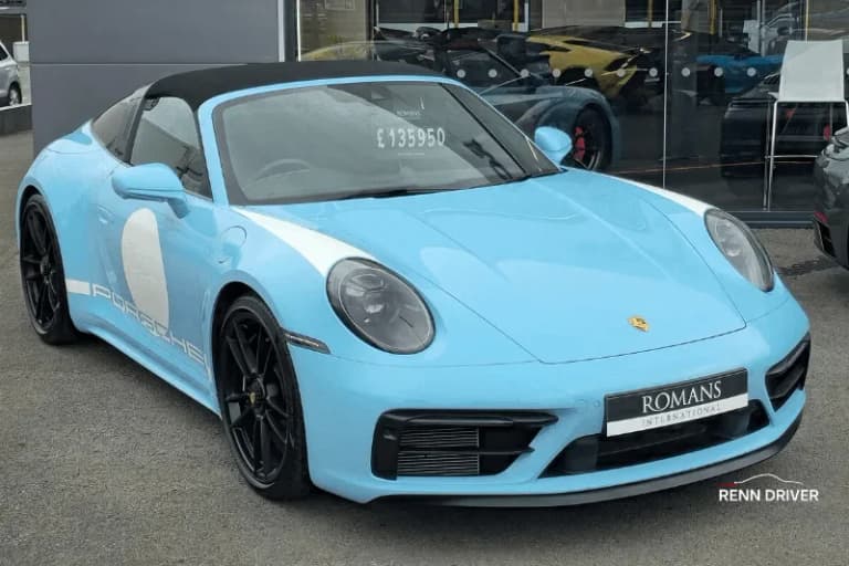 Porsche 911 Targa with classic Targa bar design