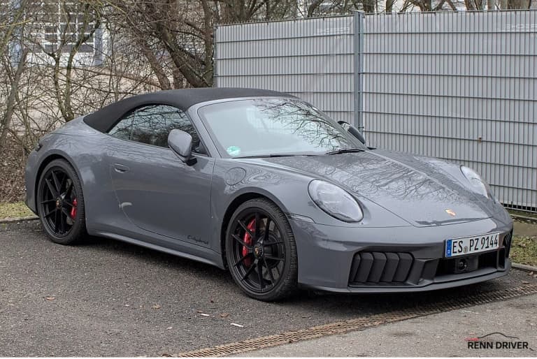 Porsche 992.2 GTS T-Hybrid Cabriolet on the street