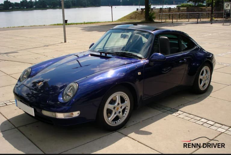 Porsche 993 Targa rear three-quarter view