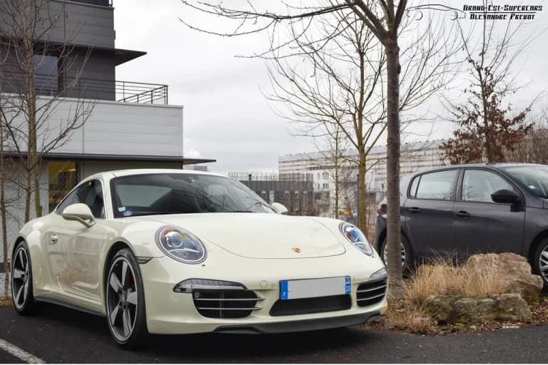 Dark grey Porsche 911 50th Anniversary Edition