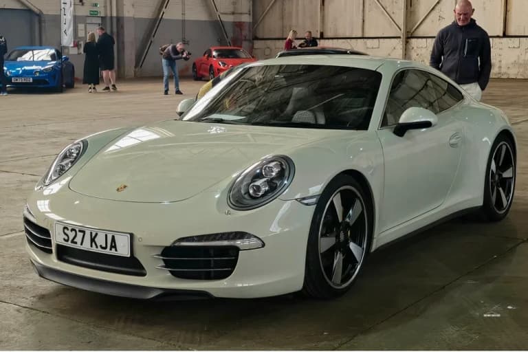 Porsche 911 50th Anniversary Edition side profile