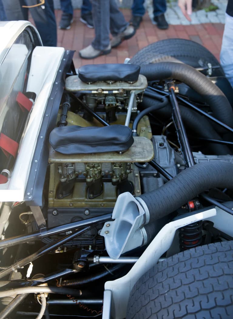 Air-cooled Porsche flat-six engine