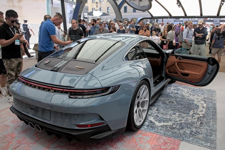 Modern Porsche 911 S/T (992) at IAA 2023