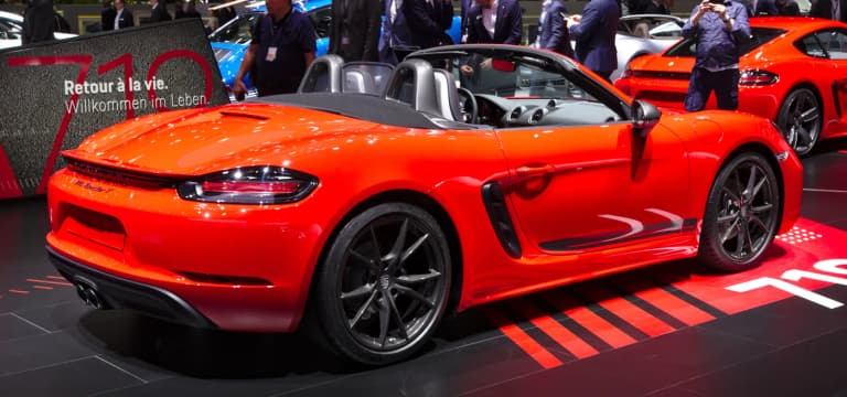 Porsche 718 Boxster T at the Geneva motor show