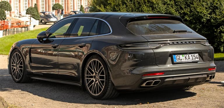 Porsche Panamera Turbo S E-Hybrid Sport Turismo with the extended shooting brake roofline