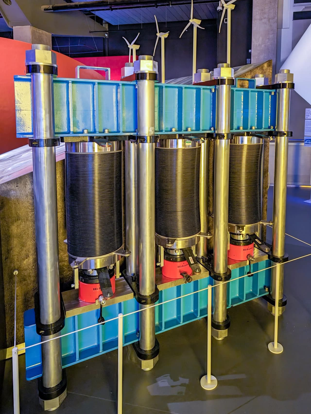 Hydrogen electrolyser displayed at the Science Museum in London