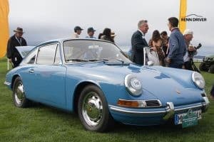 Porsche 901 blue front