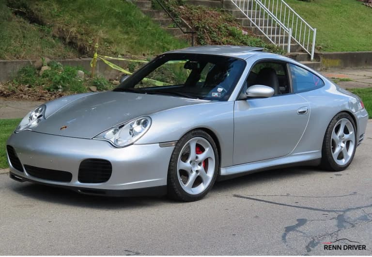 Silver Porsche 996.2 Carrera 4S