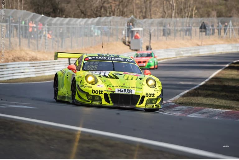 Manthey Racing Porsche 991 GT3 R Grello on the Nurburgring Nordschleife