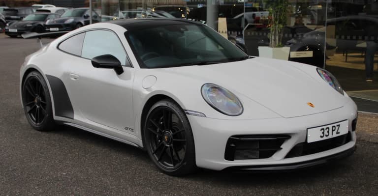 Porsche 992 Carrera GTS front three-quarter view