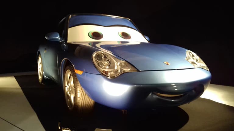 Porsche 996 painted as Sally Carrera, the Pixar Cars character that inspired the 911 Sally Special