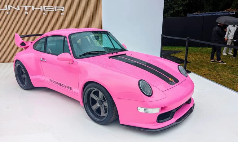 Pink Gunther Werks 993 restomod