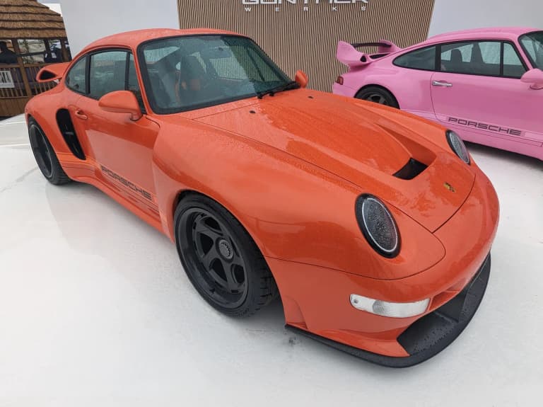 Orange Gunther Werks 993 restomod