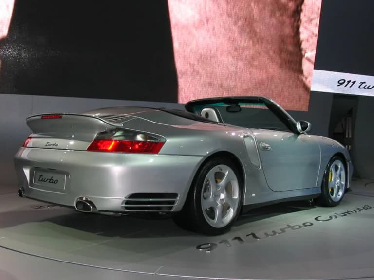 Porsche 911 Turbo Cabriolet rear view