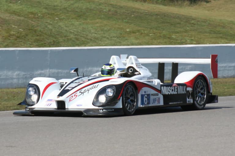 Muscle Milk Team Cytosport Porsche RS Spyder at Canadian Tire Motorsport Park (Mosport) in 2010.