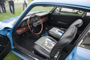 Blue 901 Porsche Interior