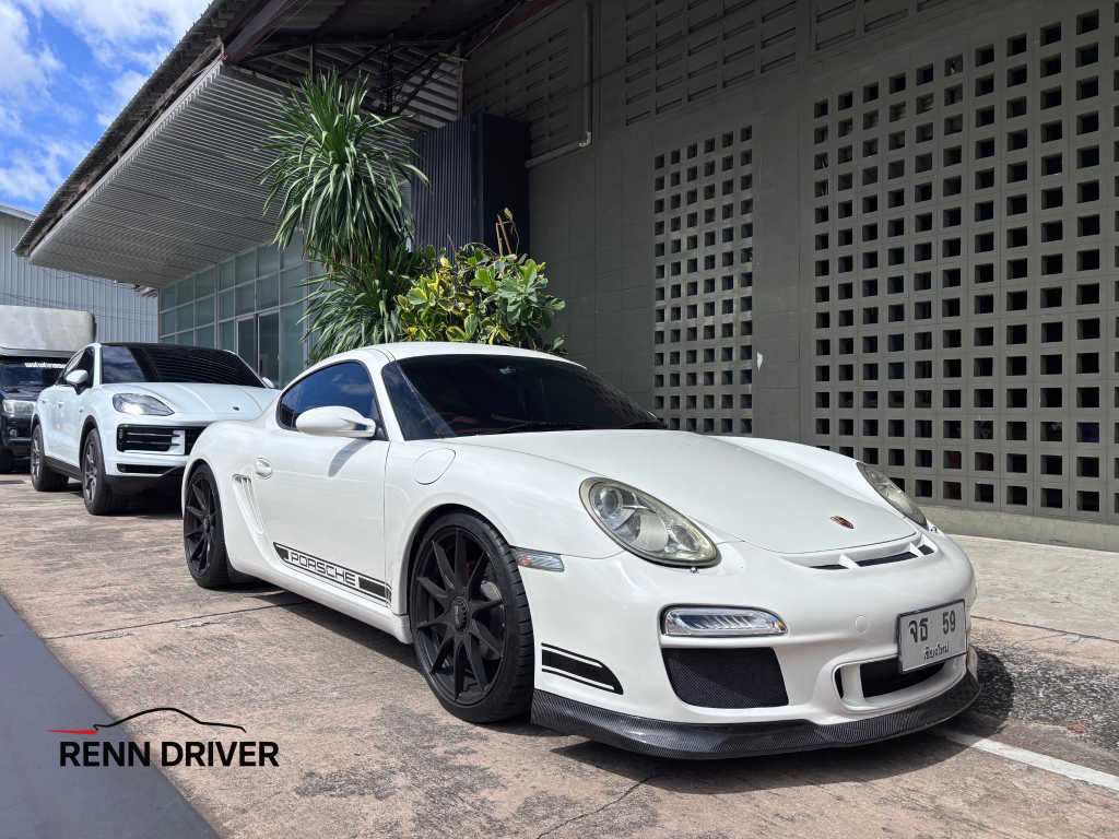 Porsche Cayman S (987.1, 2006–2008) with GT3-style aero