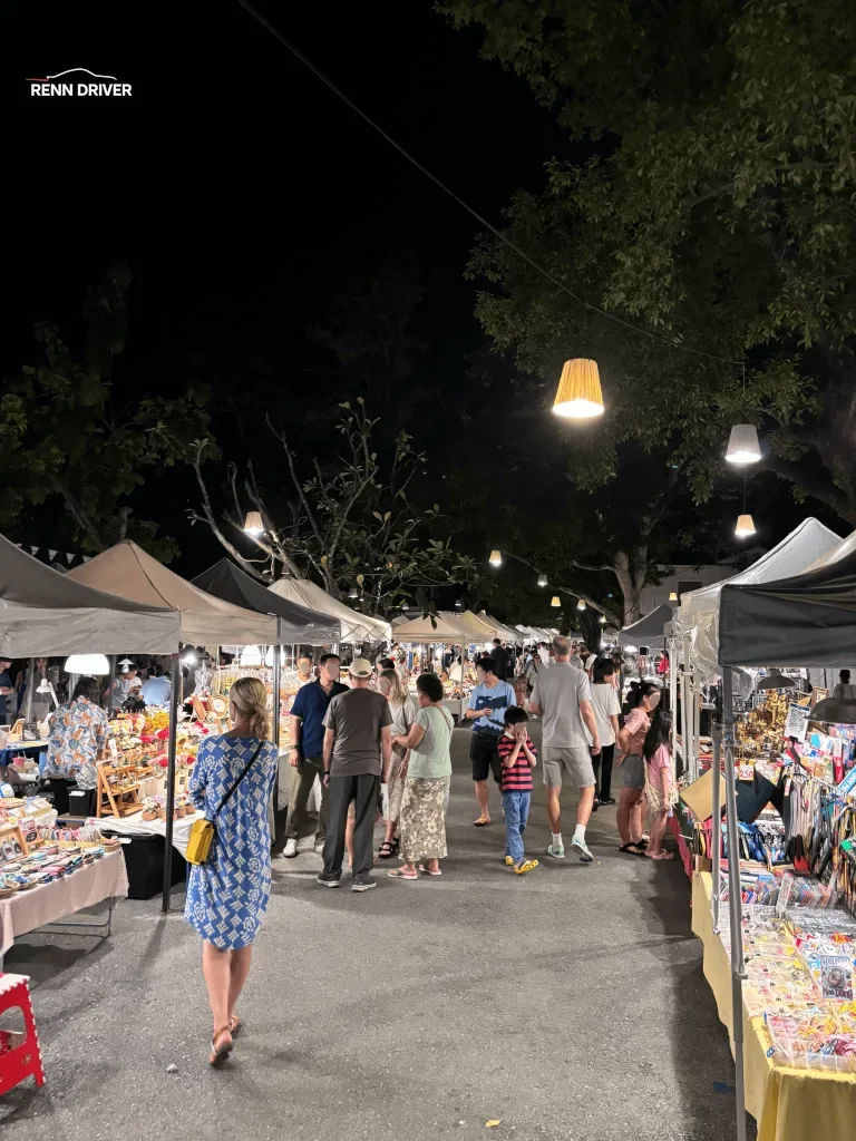 Night market in Thailand