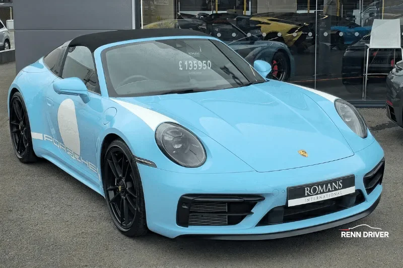 Porsche 911 Targa with classic Targa bar design