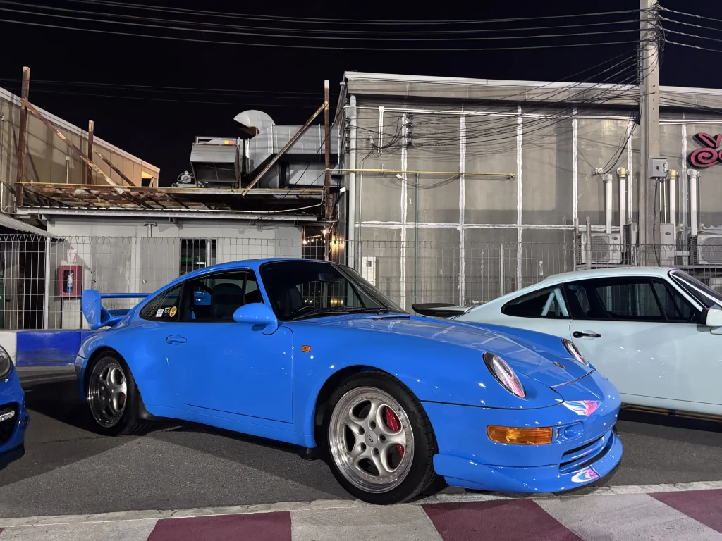 Blue Porsche