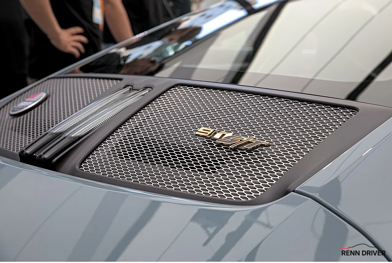Porsche 911 S/T rear view at IAA 2023