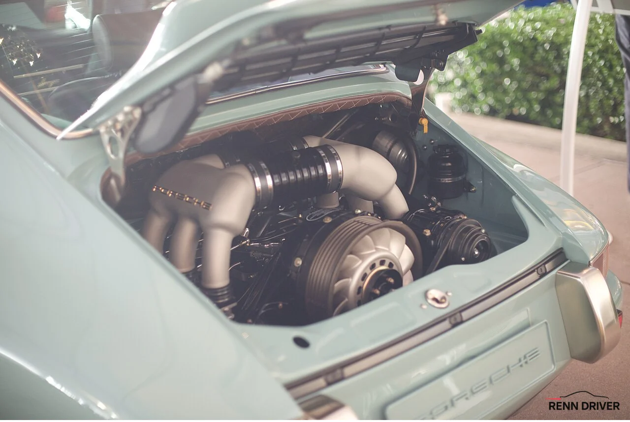 Air cooled Porsche 911 flat six engine