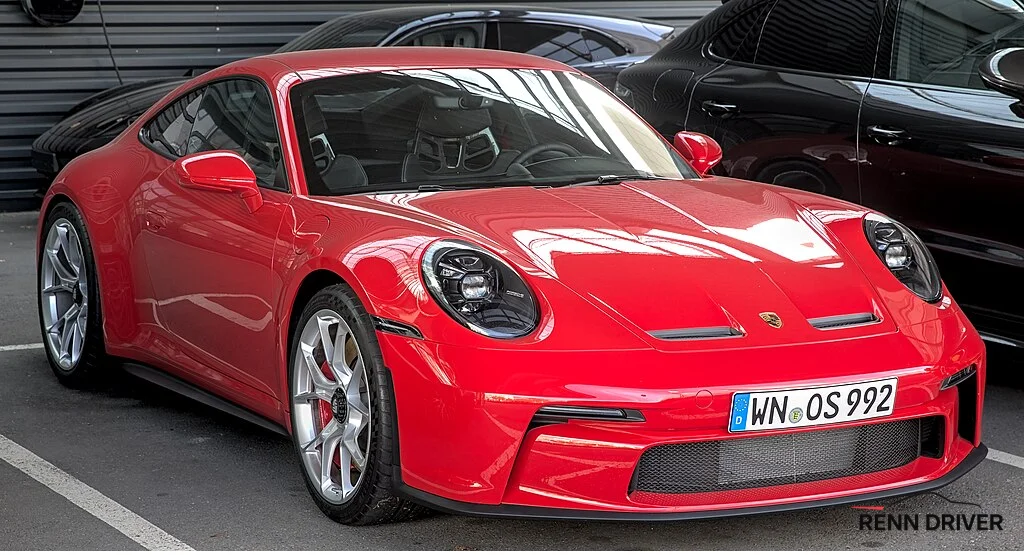 Porsche 992 GT3 Touring in motion