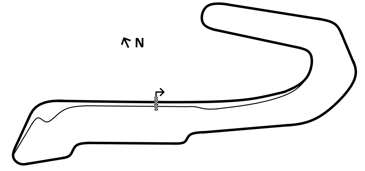 Bira Circuit track layout diagram