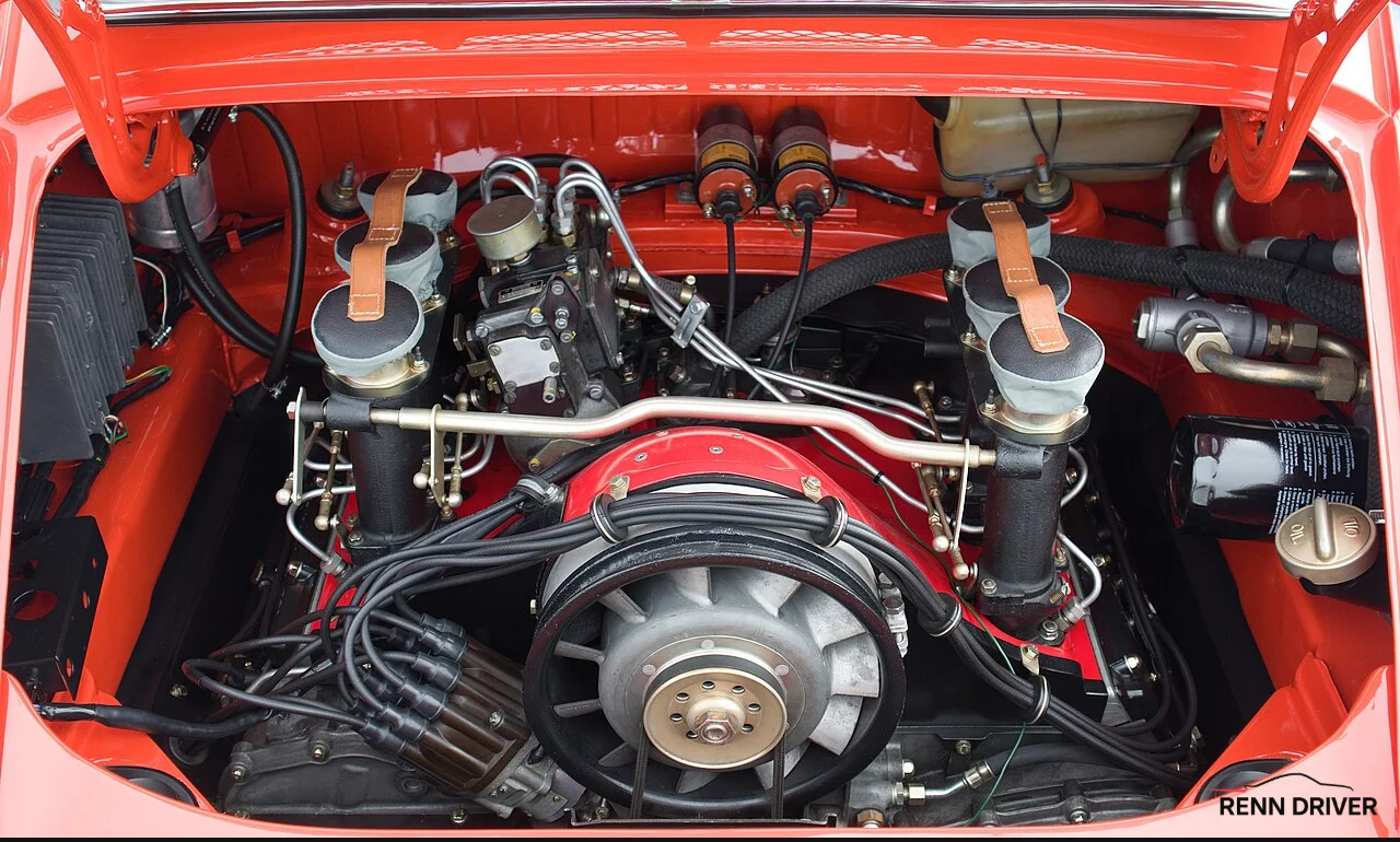Porsche flat-six engine