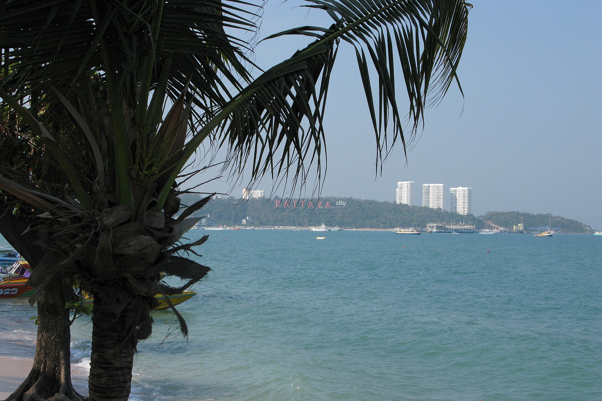 Pattaya bay coast