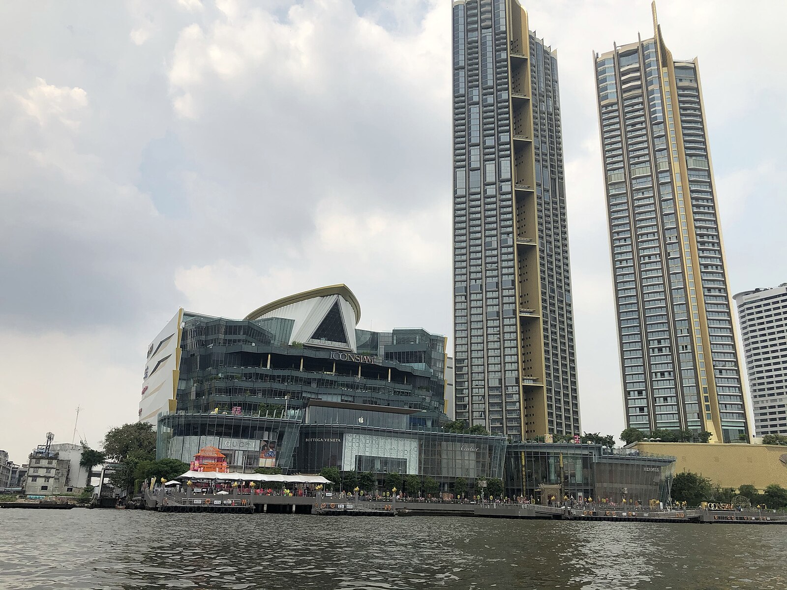ICONSIAM mall viewed from the Chao Phraya River