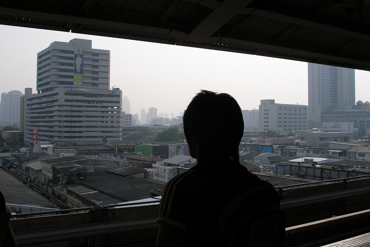 Bangkok view from Siam BTS