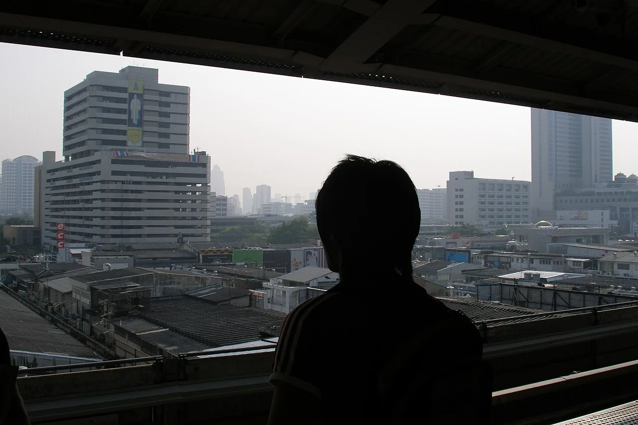 Bangkok view from Siam BTS