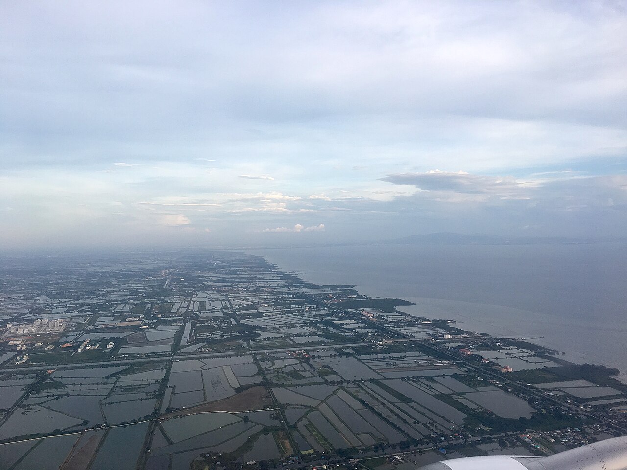 Aerial view of Samut Prakan