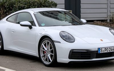 White Porsche 992 Carrera White
