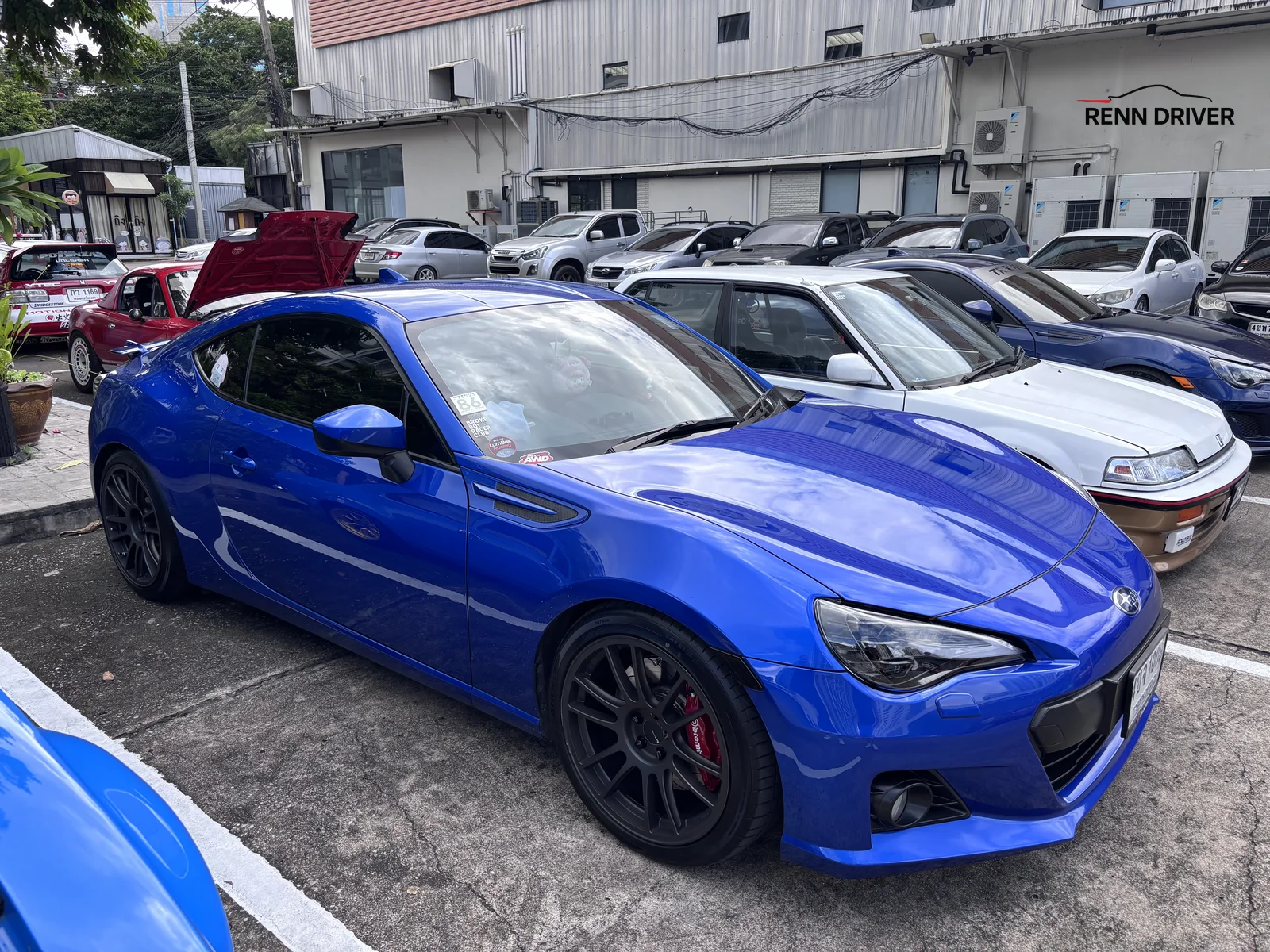 Blue Subaru BRZ